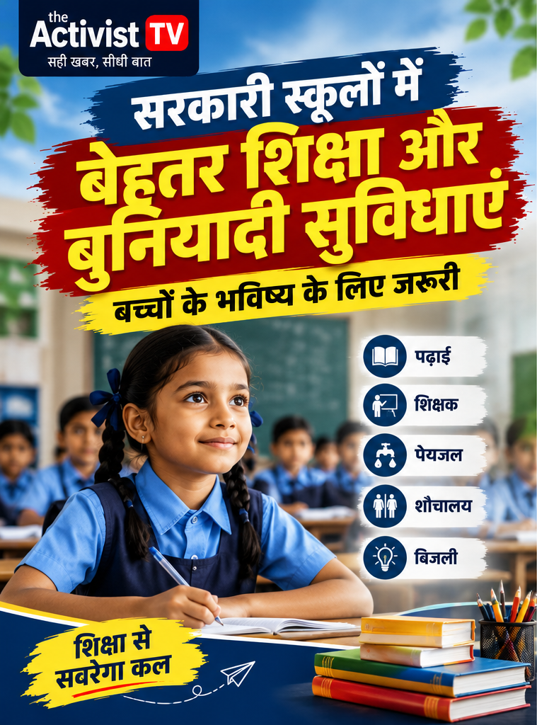सरकारी स्कूलों की मजबूती से संवरेगा भविष्य