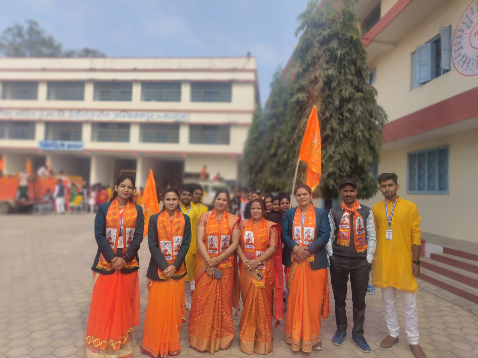 ।। श्री राम मंदिर के आगामी प्राण प्रतिष्ठा समारोह के उपलक्ष्य में " भव्य रैली का आयोजन ।।