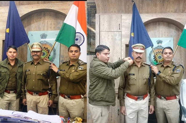 अम्बिकापुर,@पुलिस अधीक्षक कार्यालय अंबिकापुर में स्टार सेरेमनी का आयोजन