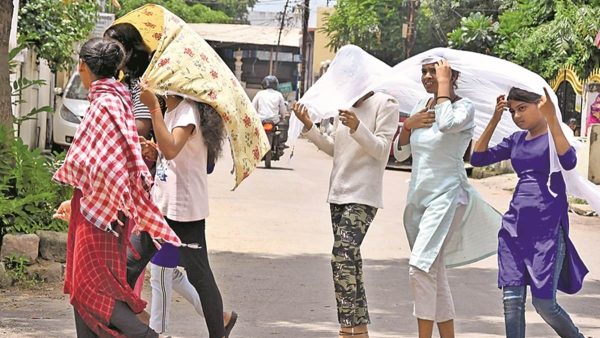 CG WEATHER UPDATE:सावधान :आसमान से बरस रही ‘आग’ हीट वेव और लू को लेकर रेड अलर्ट जारी