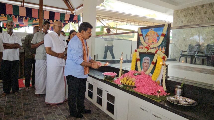 उप-मुख्यमंत्री शर्मा ने तमिलनाडु पहुंचकर आईजी सुंदरराज के पिता को दी श्रद्धांजलि, परिजनों को बंधाया ढांढस
